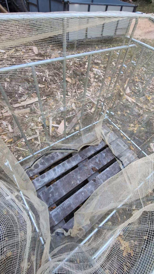 Meshsack für Brennholz – stabiler Einweg-Netzsack für CP1 & Europaletten